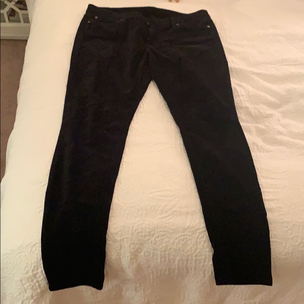 7 for all mankind velvet pants
